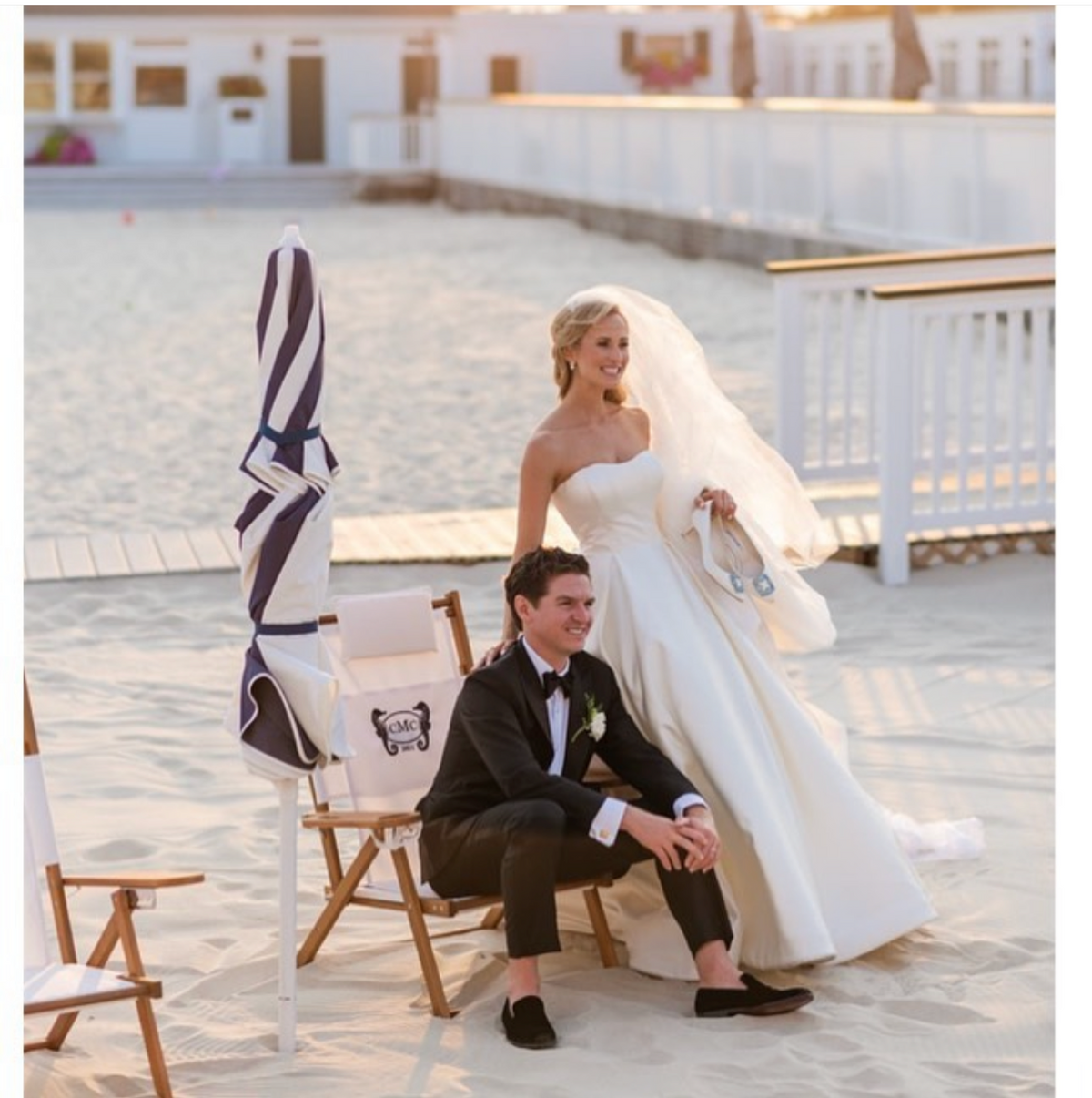 Beach Weddings, Cape Cod Beach Chair Style