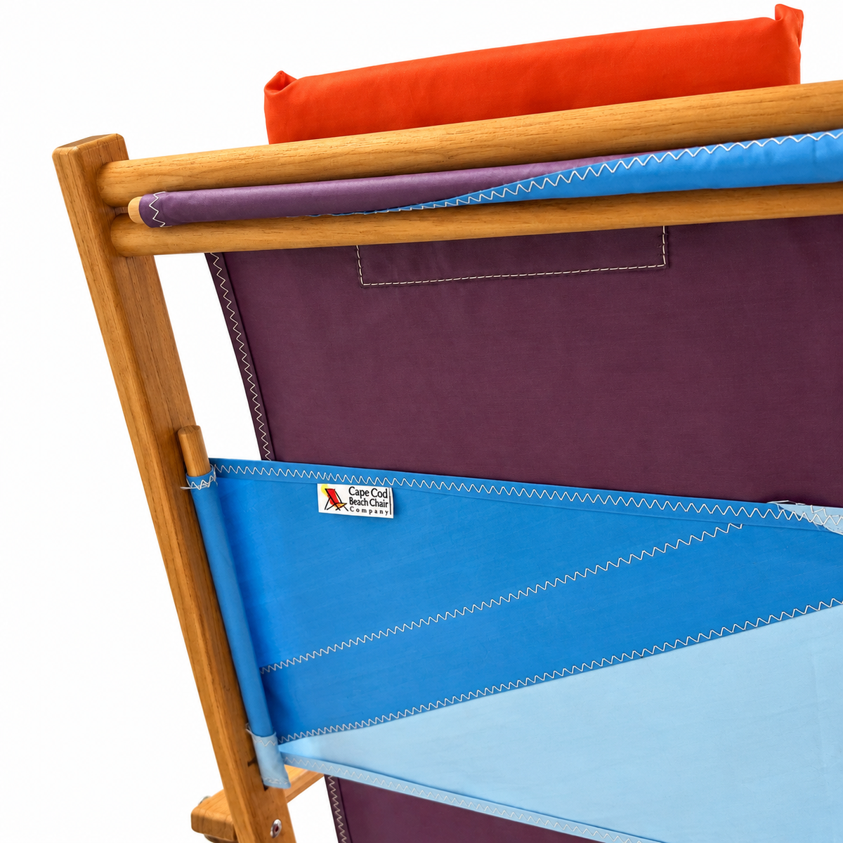 Custom Sailcloth Beach and Deck Chair