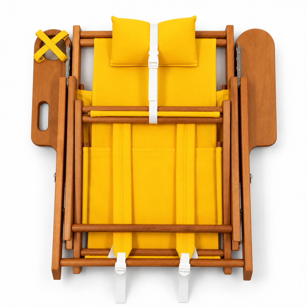 Great Island Backpack Beach Chair- Yellow