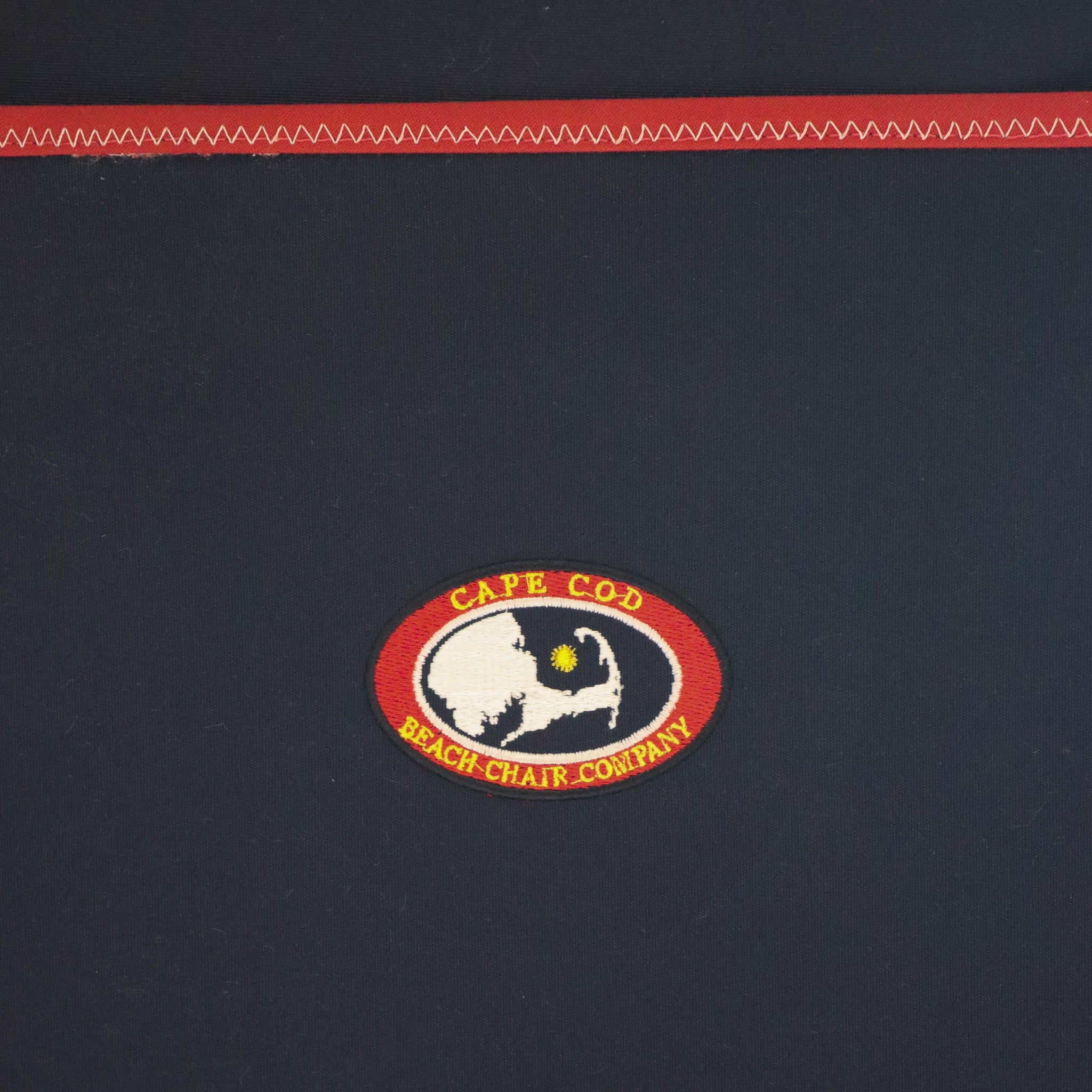 Custom Embroidered Yacht Club Beach Chair Details