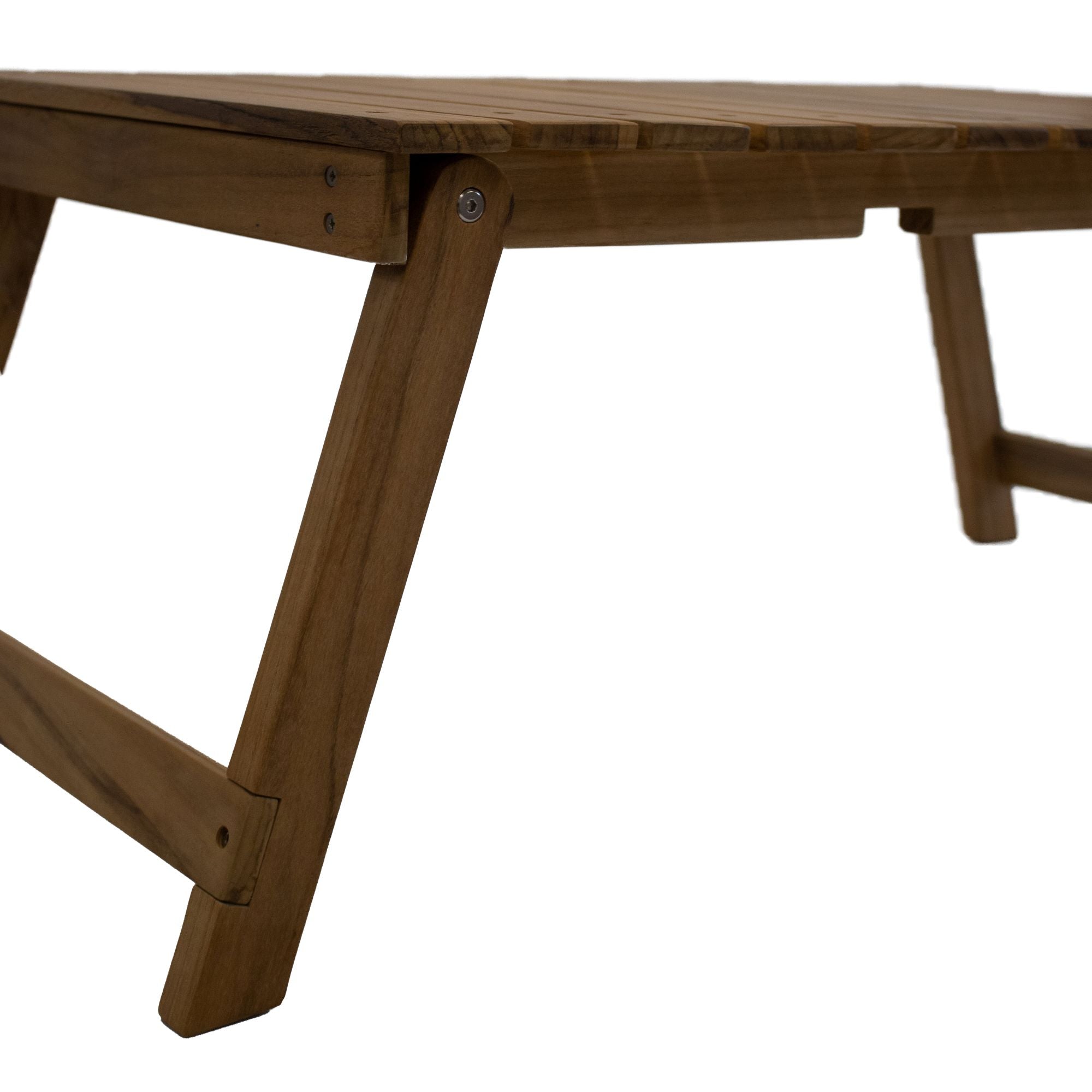 Folding Teak Beach Table