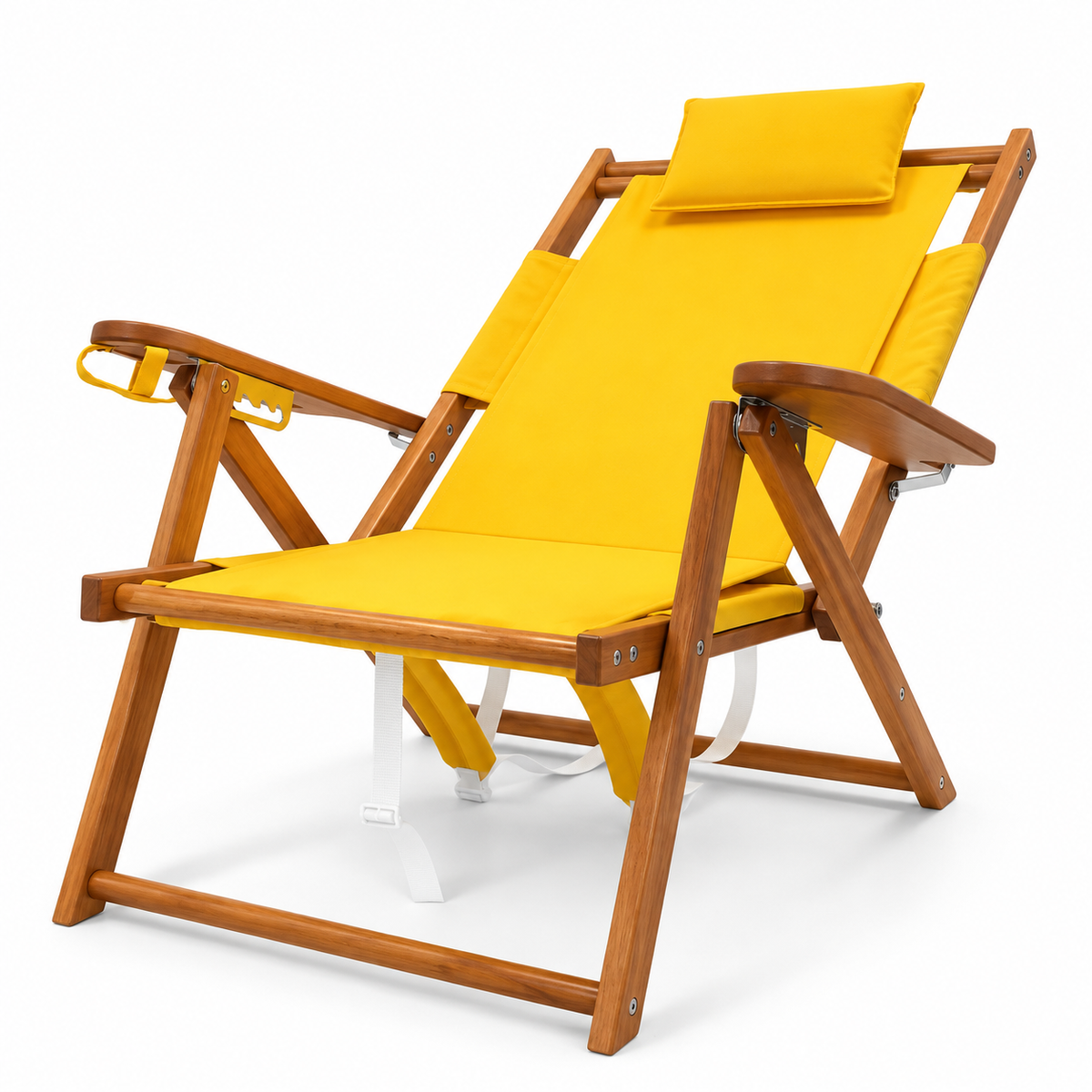 Great Island Backpack Beach Chair- Yellow