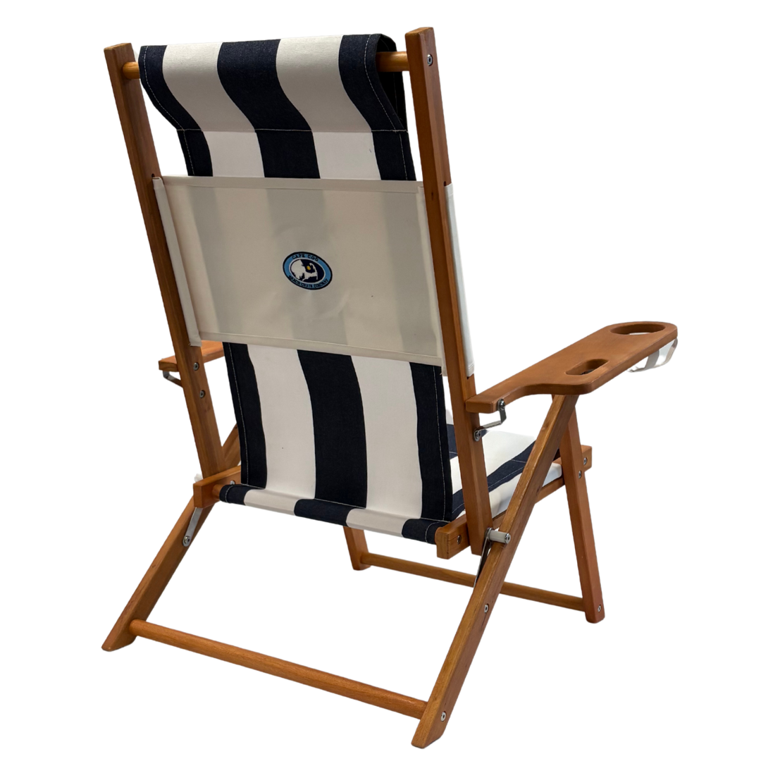 Surfside Recliner- Navy Stripe