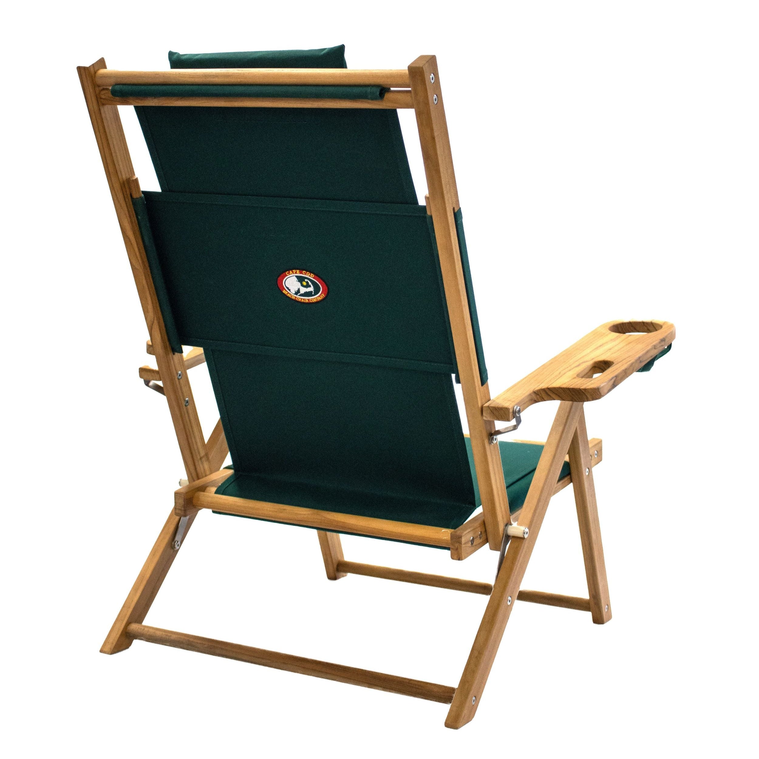 Teak Nauset Recliner- Green
