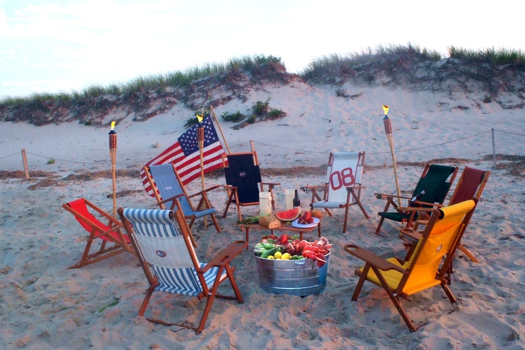 Your Cape Cod clambake is not complete without a set of high-end Cape Cod Beach Chairs