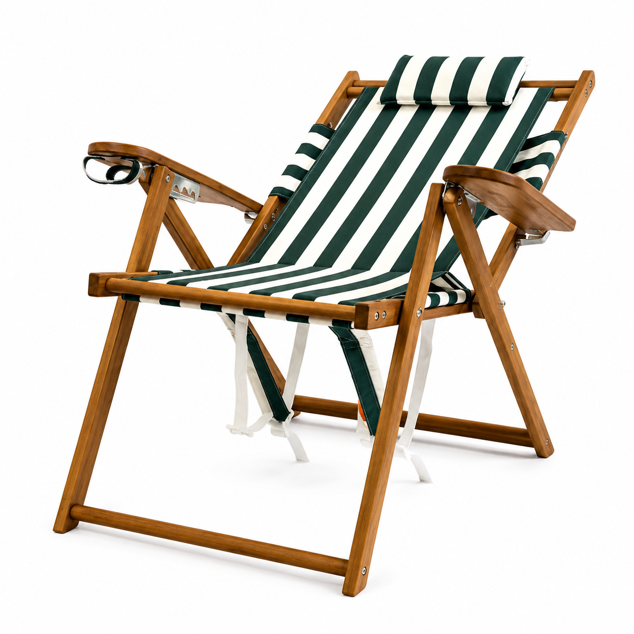 High Tide Backpack Chair- Green Cabana Stripe