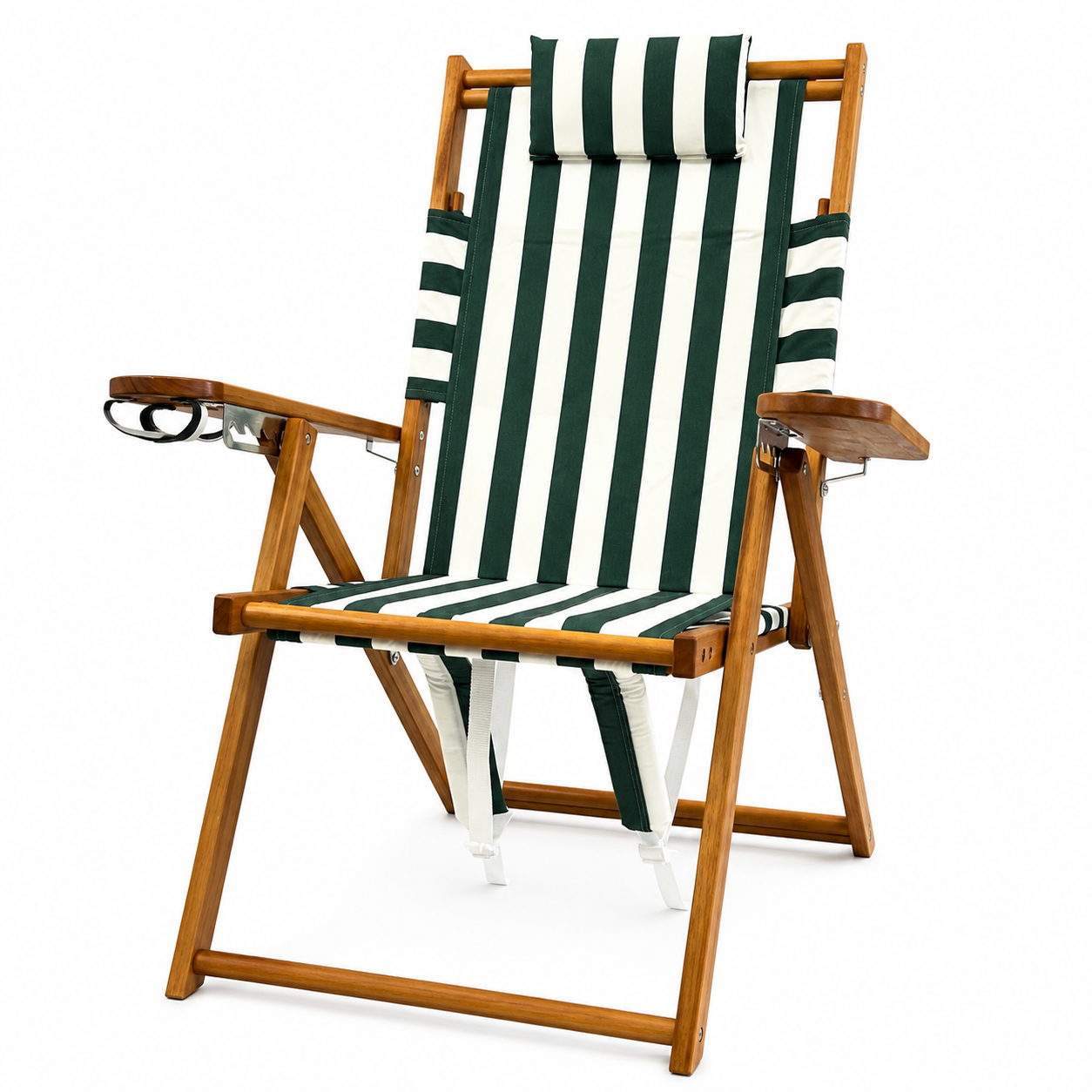 High Tide Backpack Chair- Green Cabana Stripe