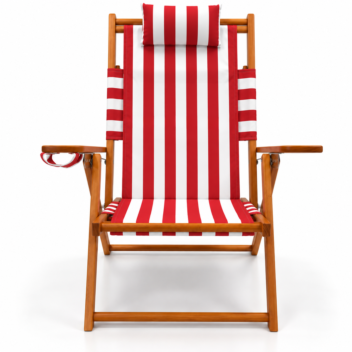 Nauset Recliner-Red Cabana Stripe
