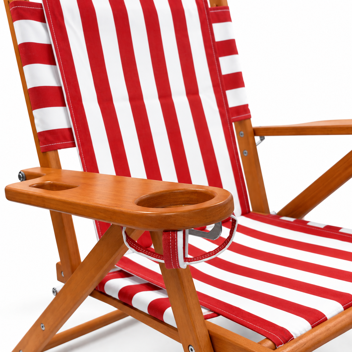 Nauset Recliner-Red Cabana Stripe