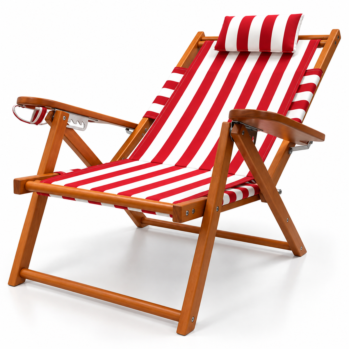 Nauset Recliner-Red Cabana Stripe