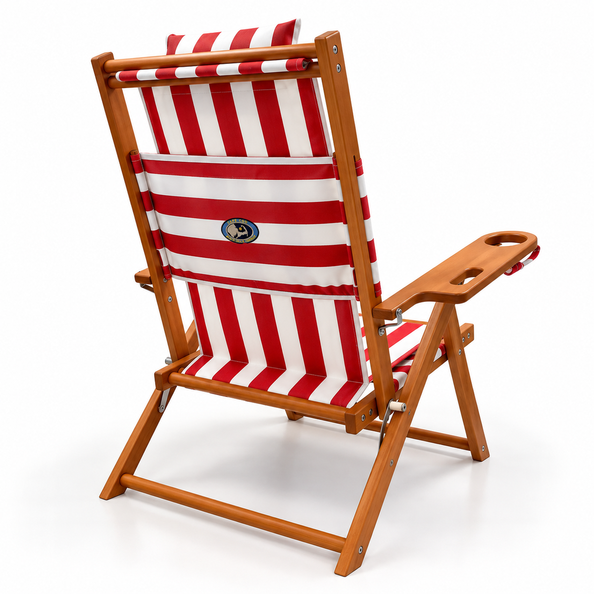 Nauset Recliner-Red Cabana Stripe