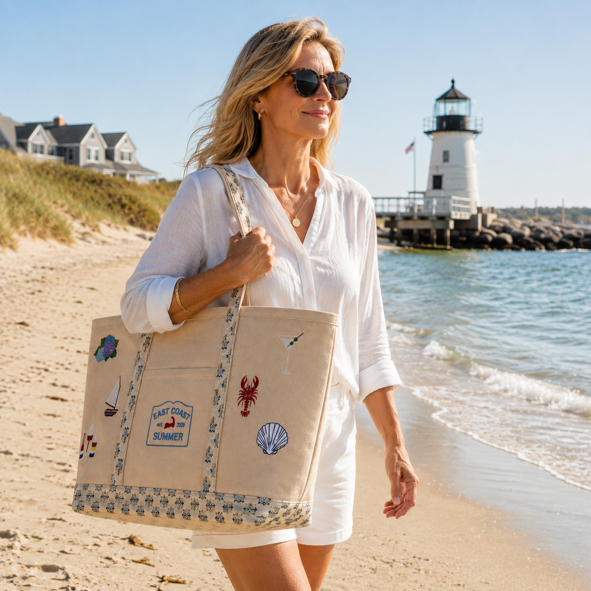 East Coast Summer Tote Bag