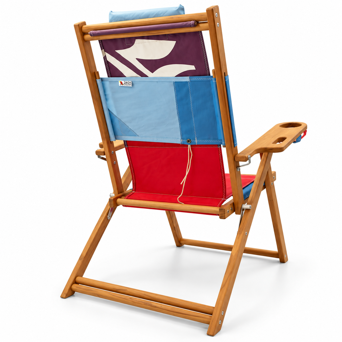 Custom Sailcloth Beach and Deck Chair