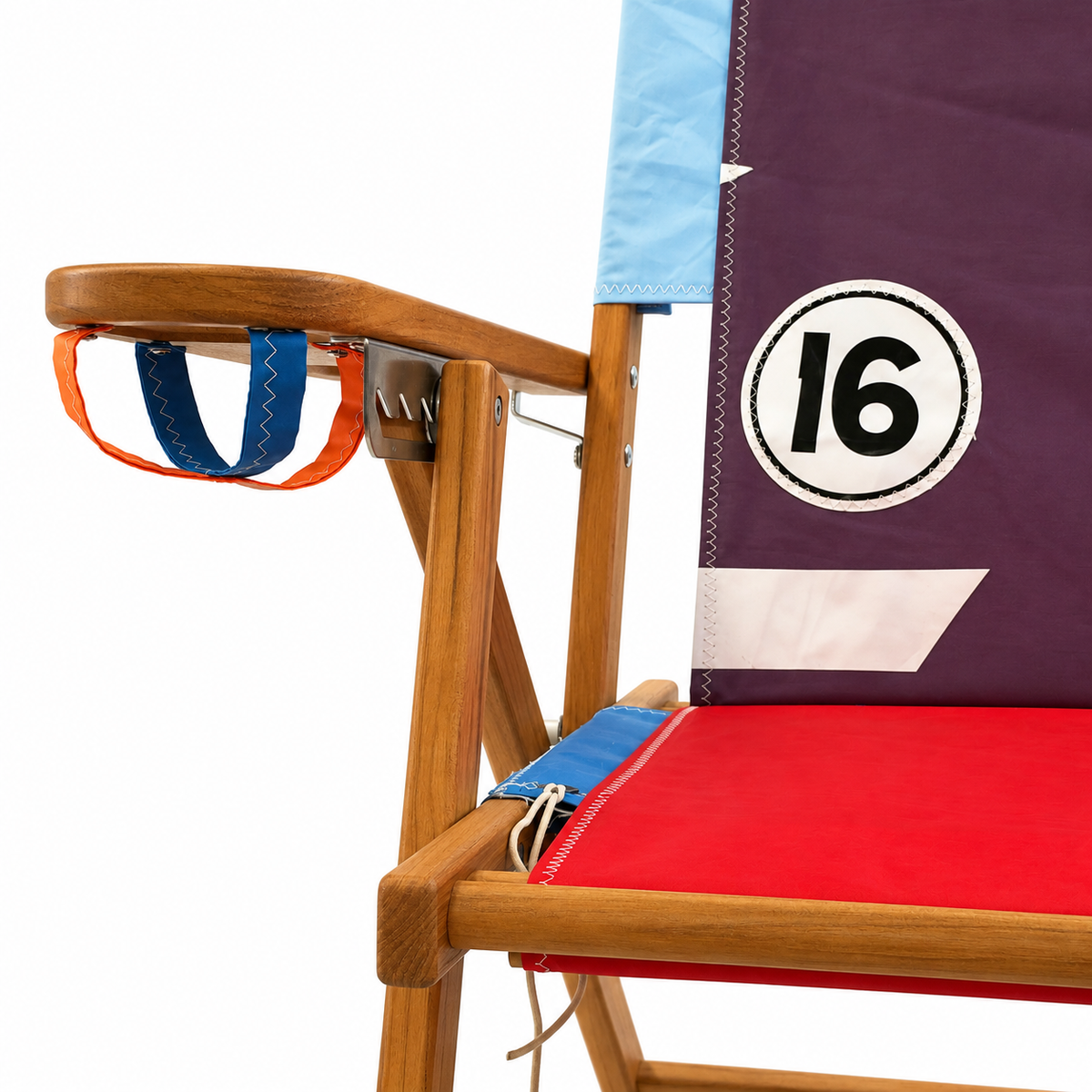 Custom Sailcloth Beach and Deck Chair