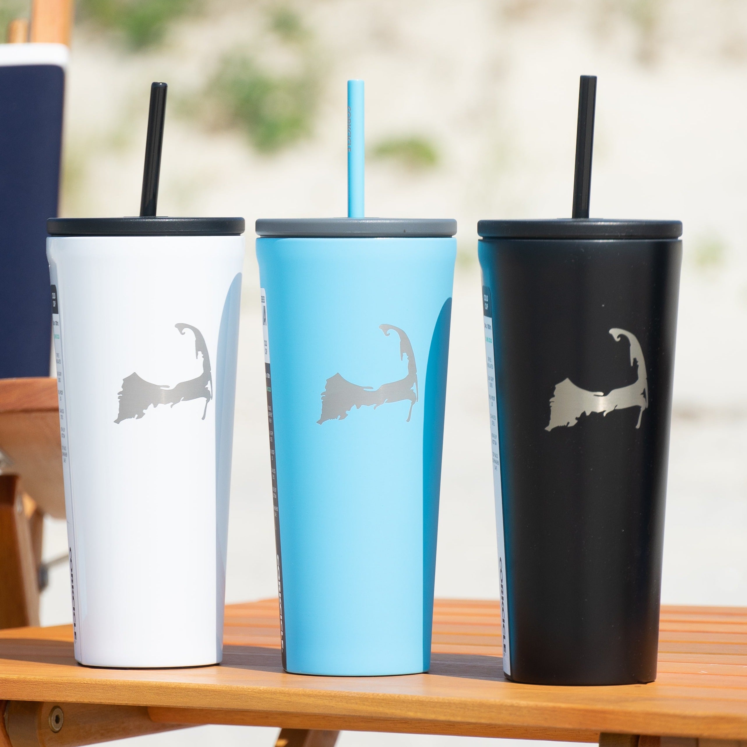 Cape Cod Cold Cup with Straw