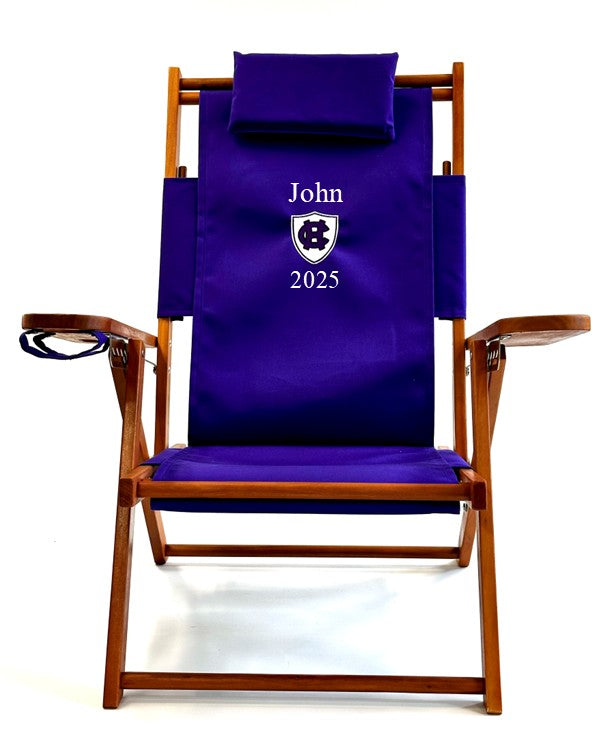 Holy Cross Logo Beach Chair