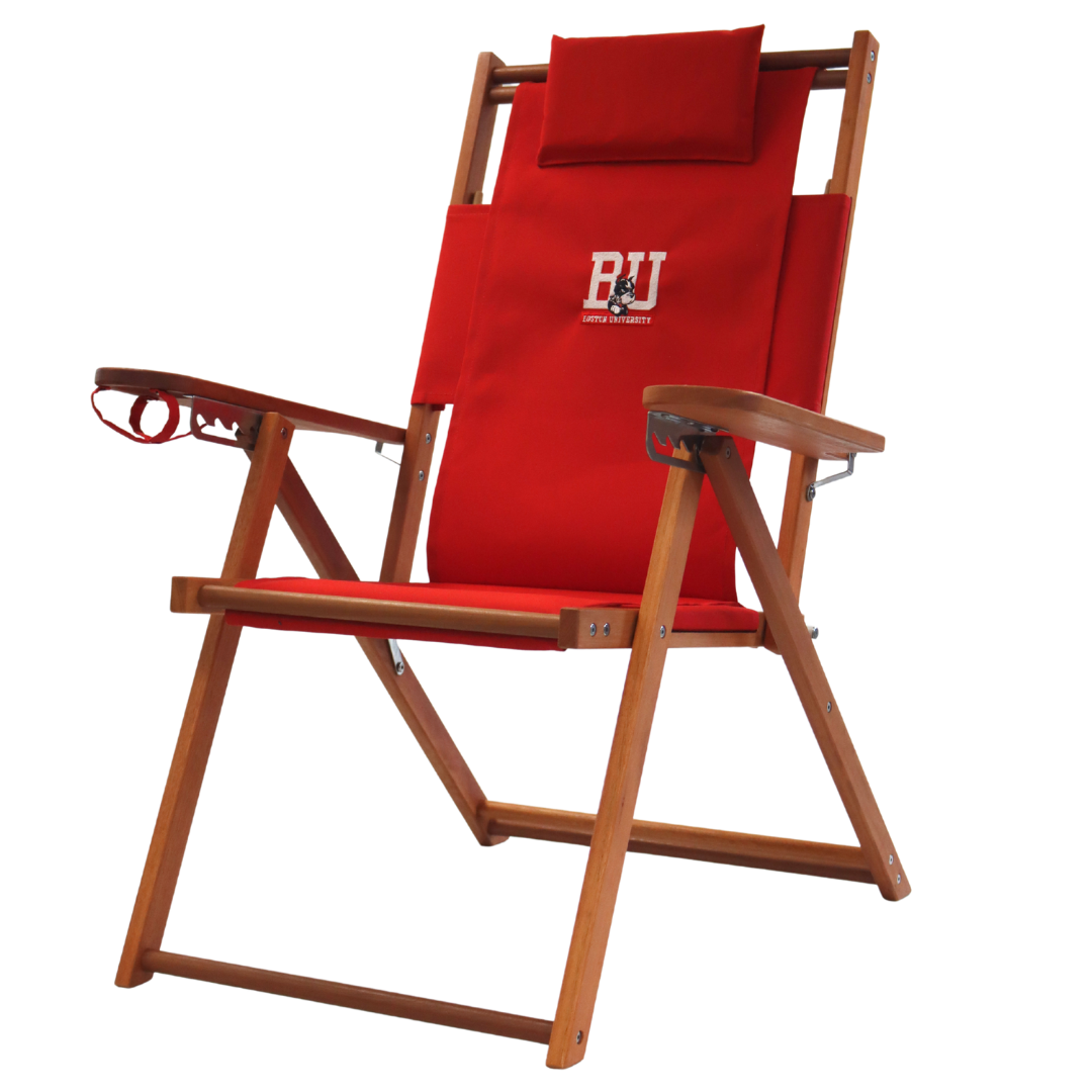 Boston University logo gift chair