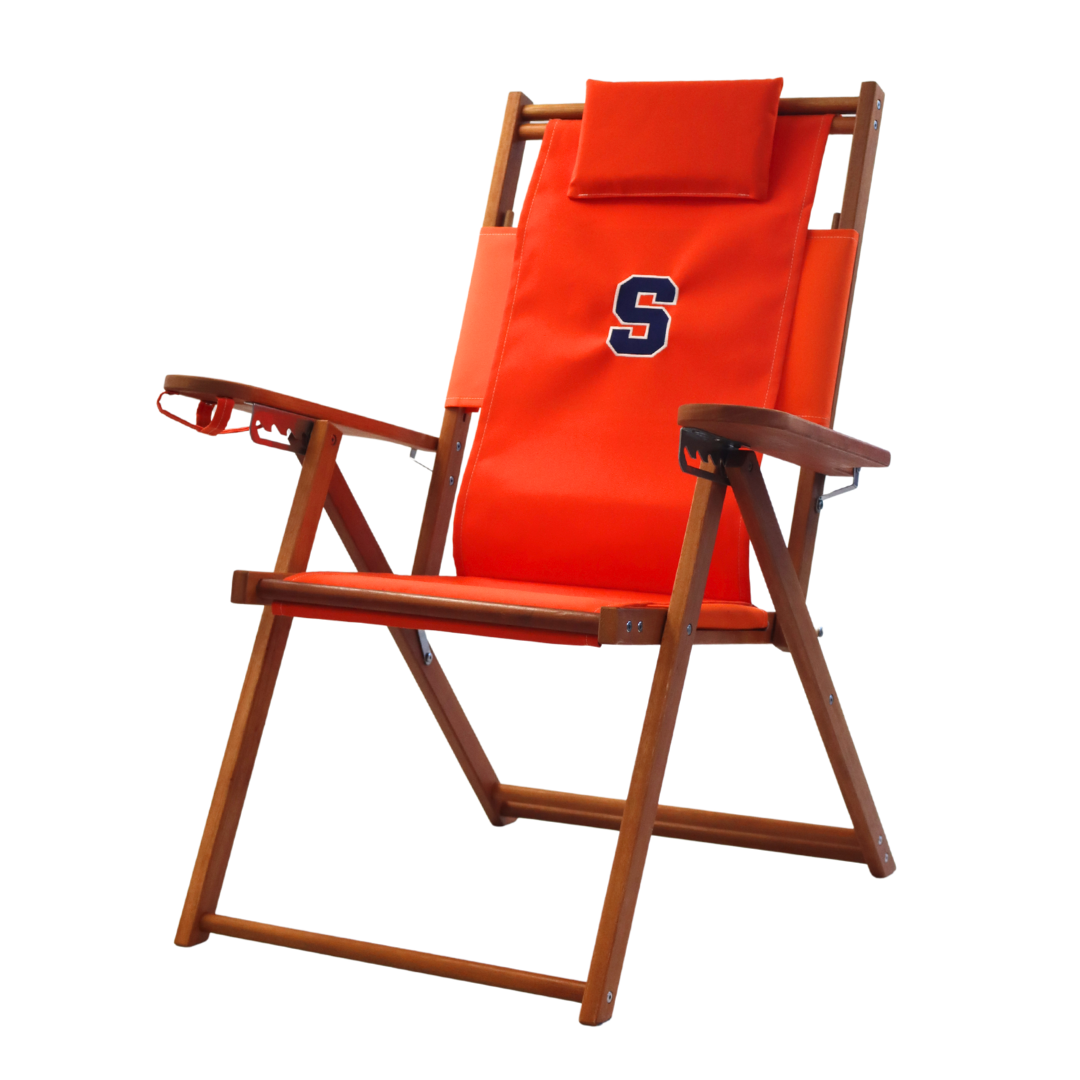 Syracuse University Logo Tailgate Chair- Orange