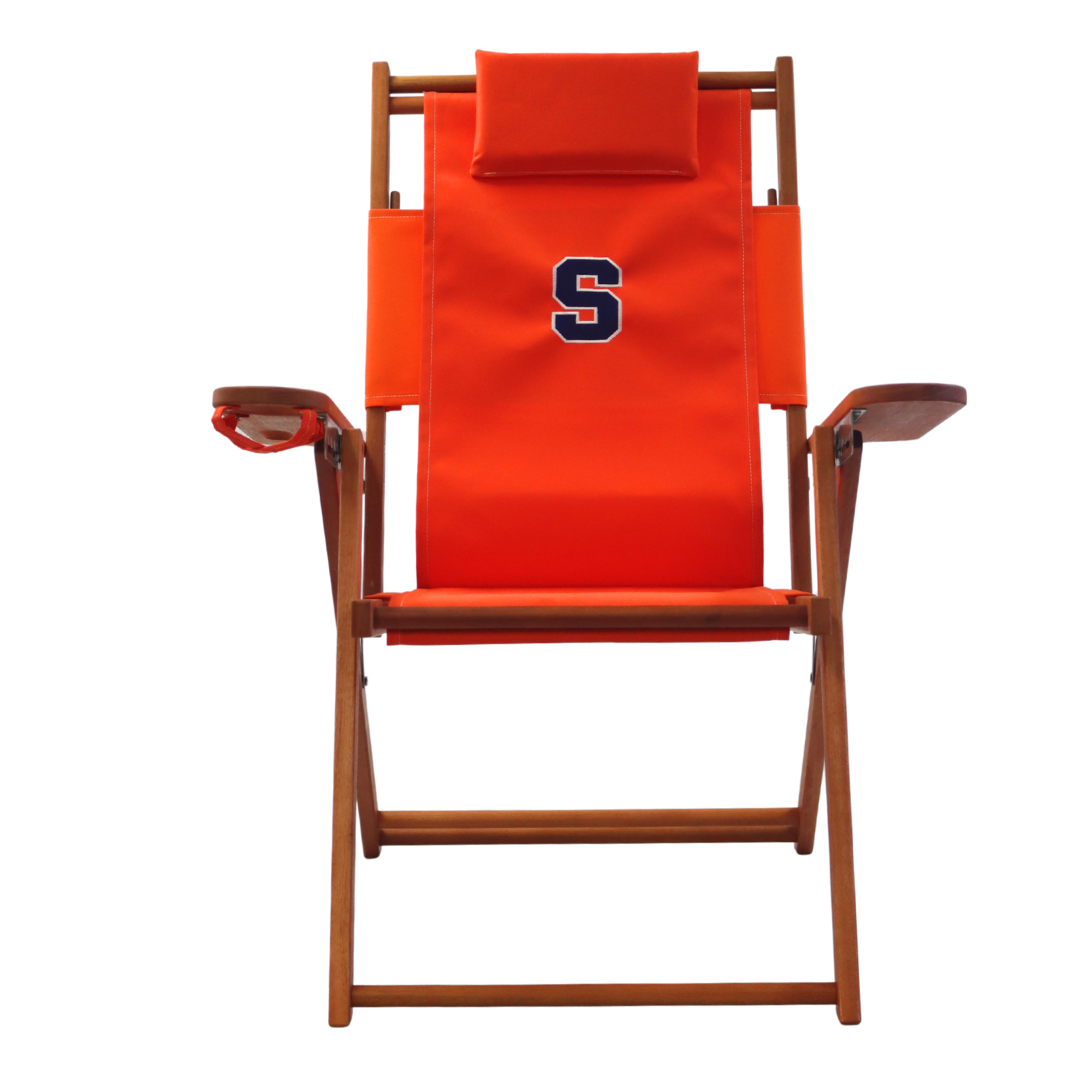 Syracuse University Logo Tailgate Chair- Orange