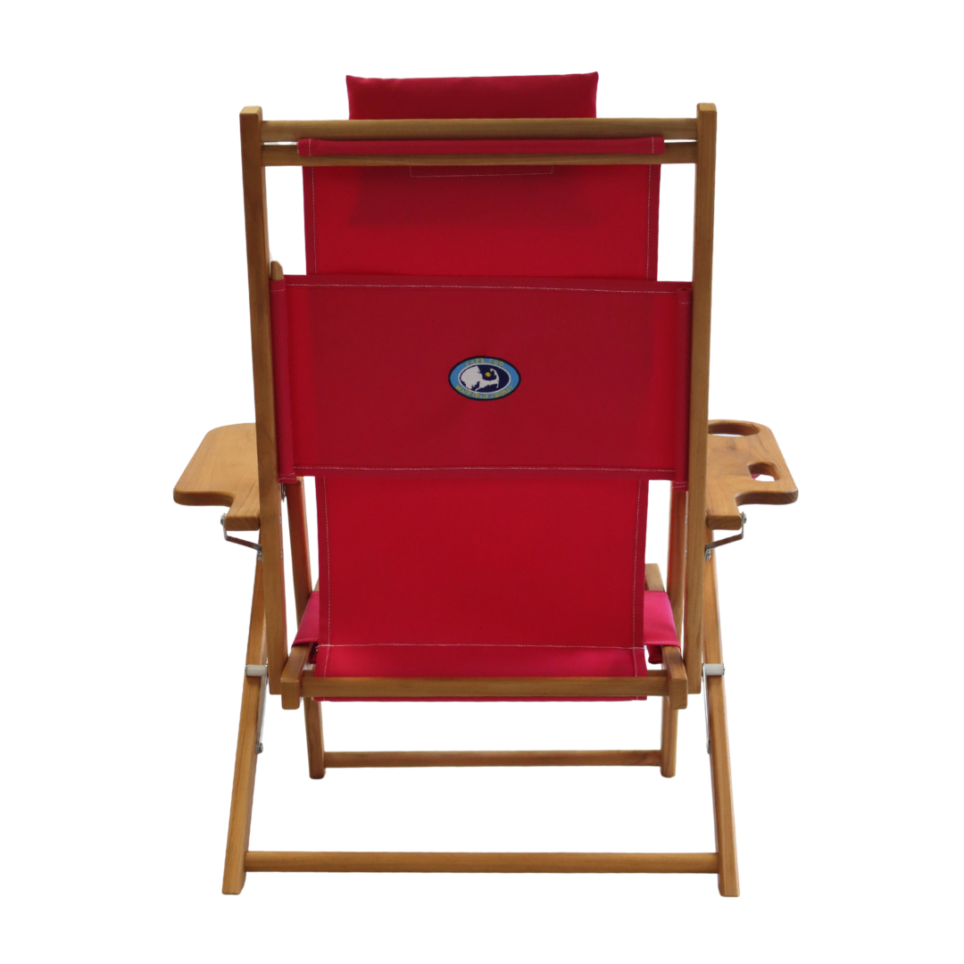 Teak Nauset Recliner- Pink