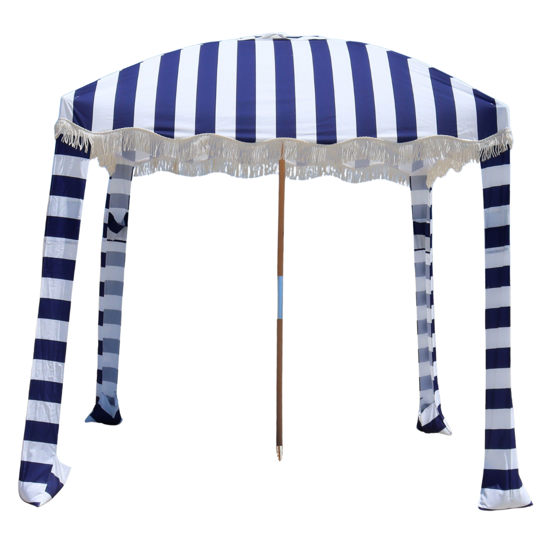 Beach Cabana- Navy Stripe