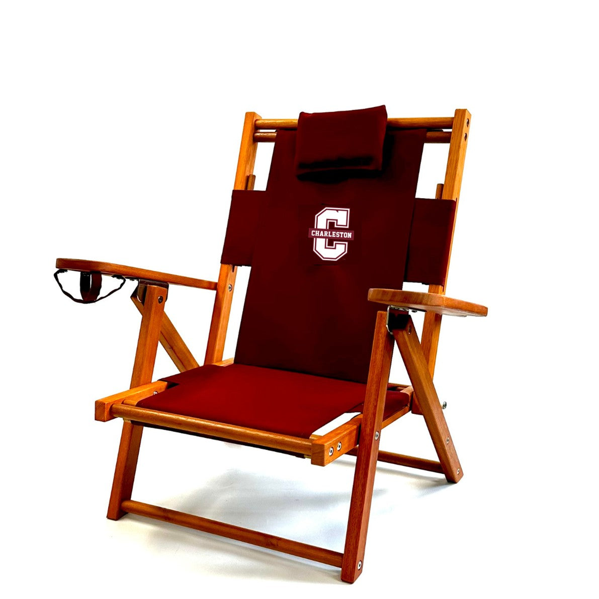 College of Charleston best kids gift, a burgundy logo chair.