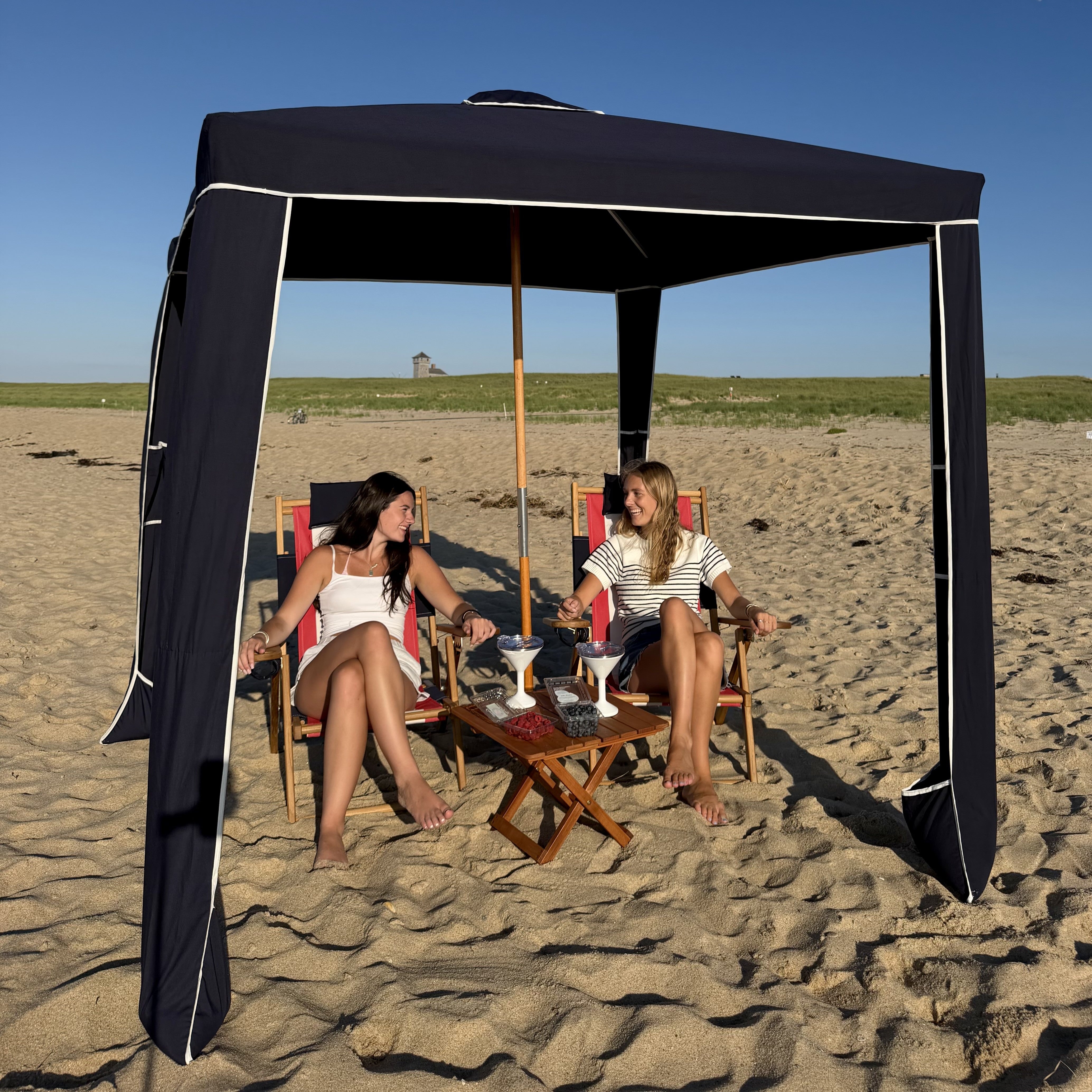 Premium Beach Cabana - Navy