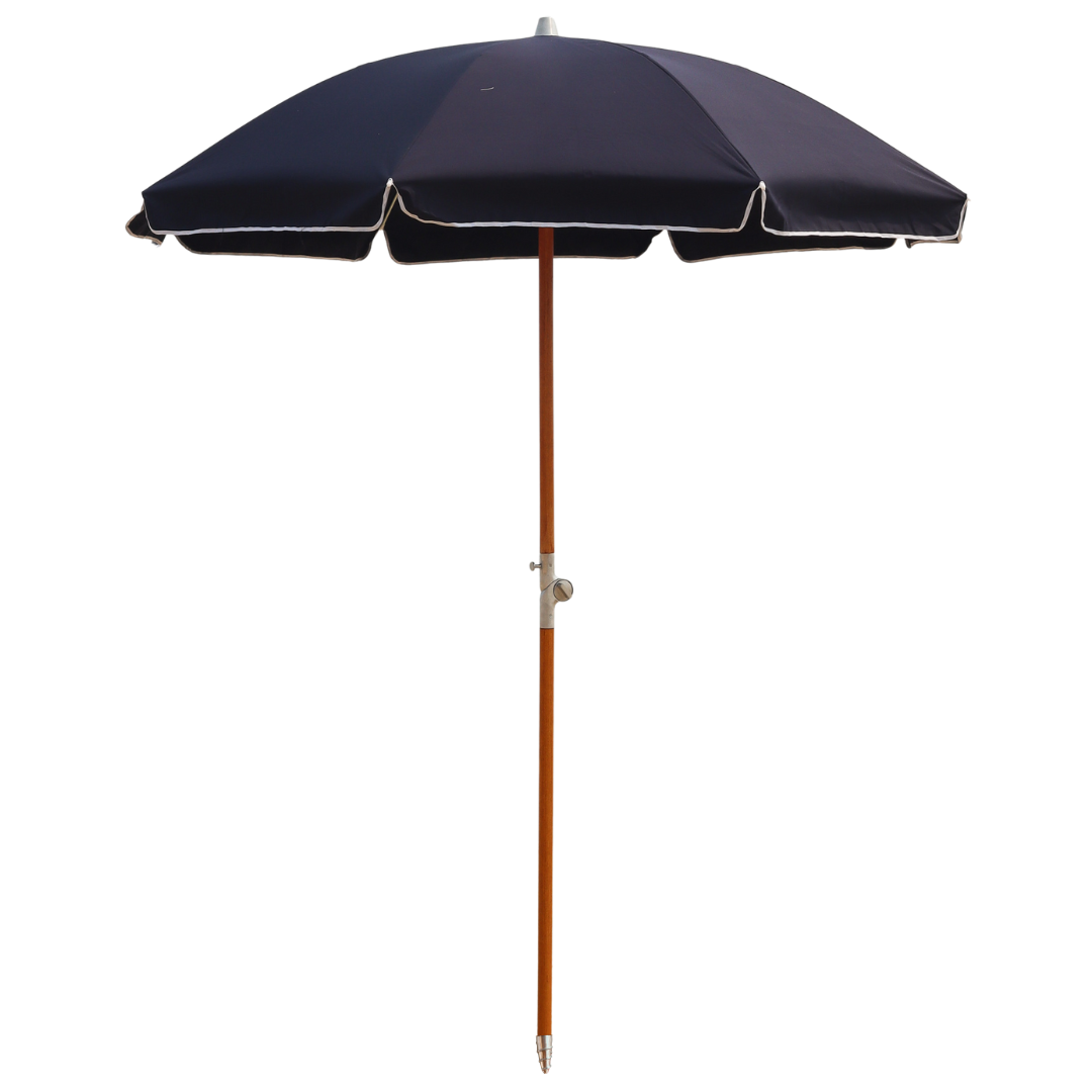 Premium Beach Umbrella - Navy (no tassels)