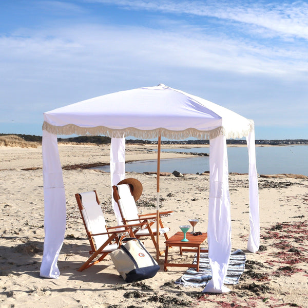 Premium Beach Cabana- Cloud White