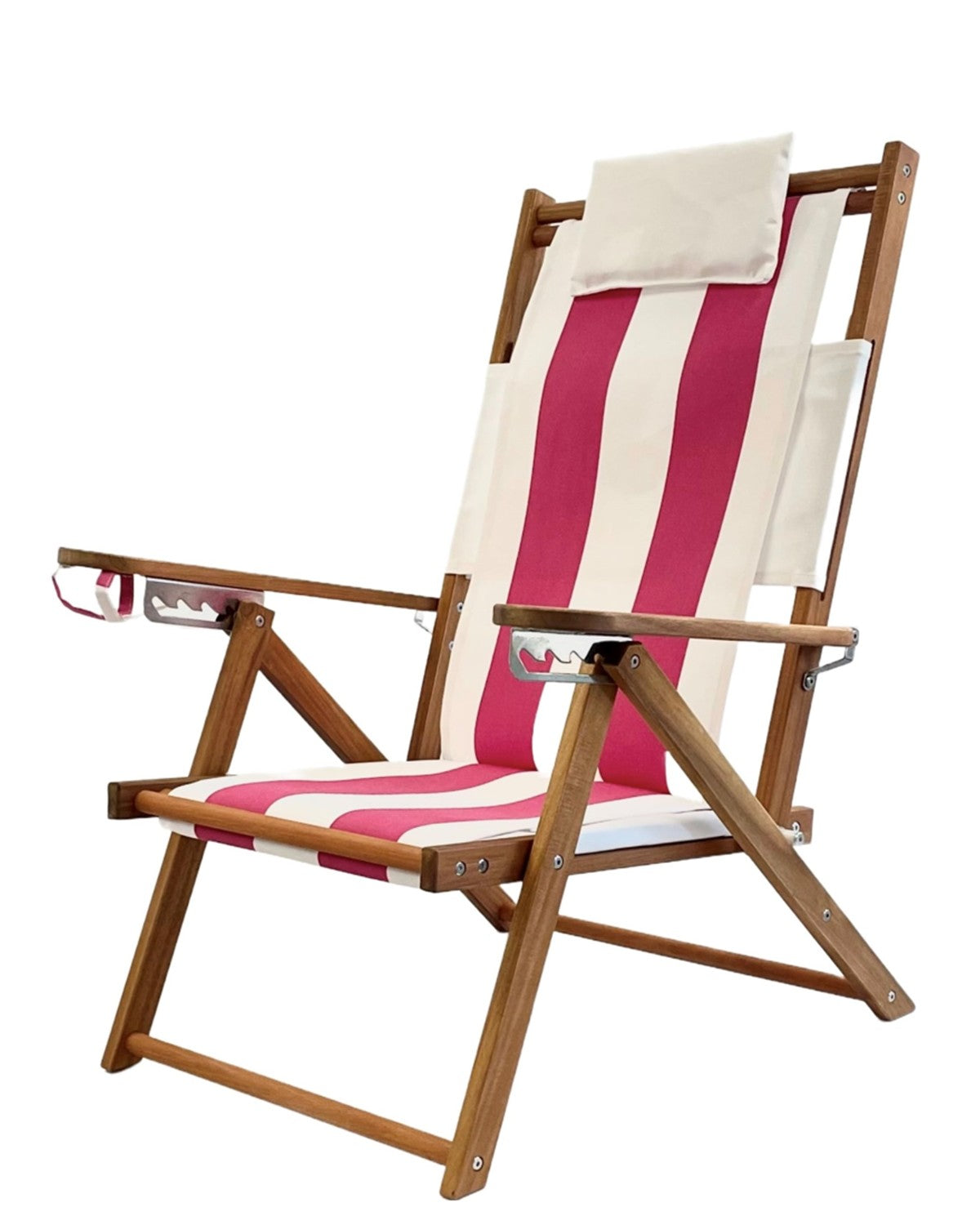 Nauset Recliner- Pink Cabana Stripe