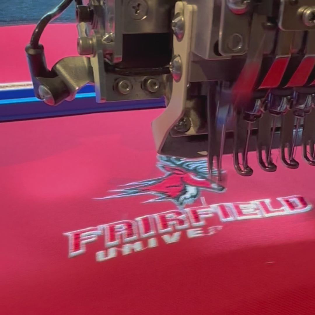Fairfield University custom embroidery
