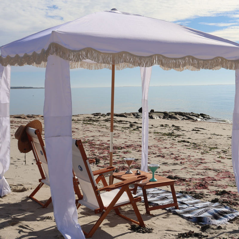 Premium Beach Cabana- Cloud White