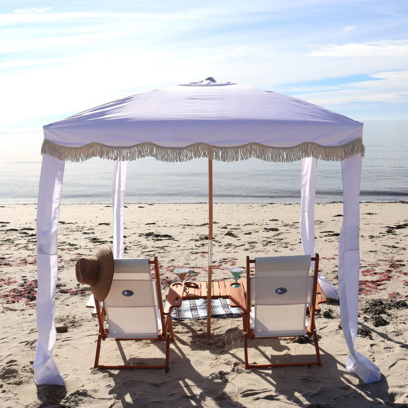 Premium Beach Cabana- Cloud White