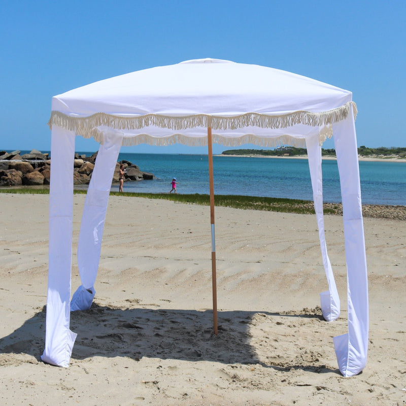 Premium Beach Cabana- Cloud White