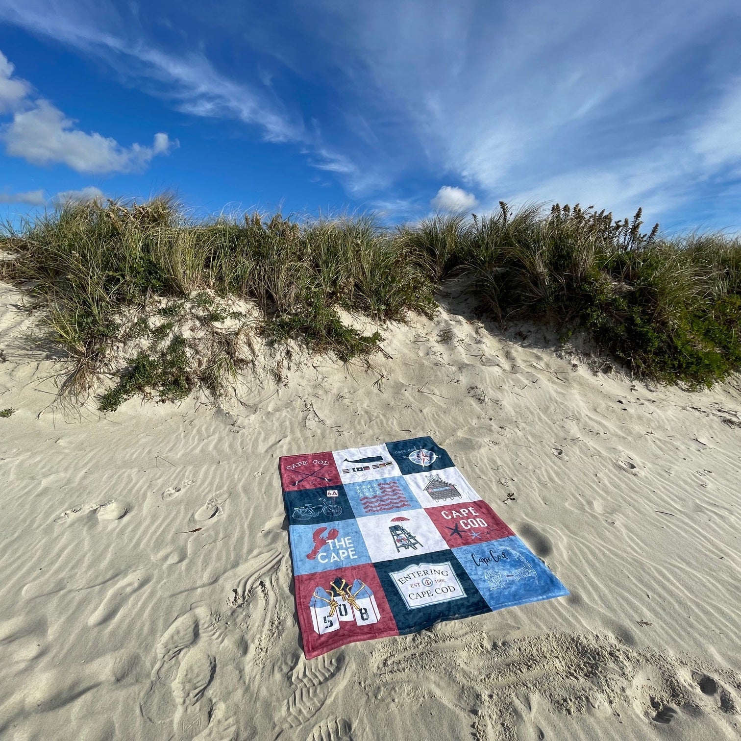 Patchwork Cape Cod Beach Blanket