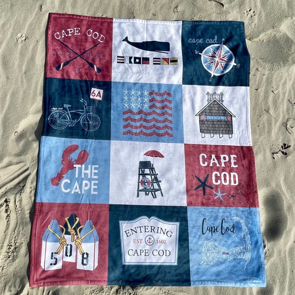 Patchwork Cape Cod Beach Blanket