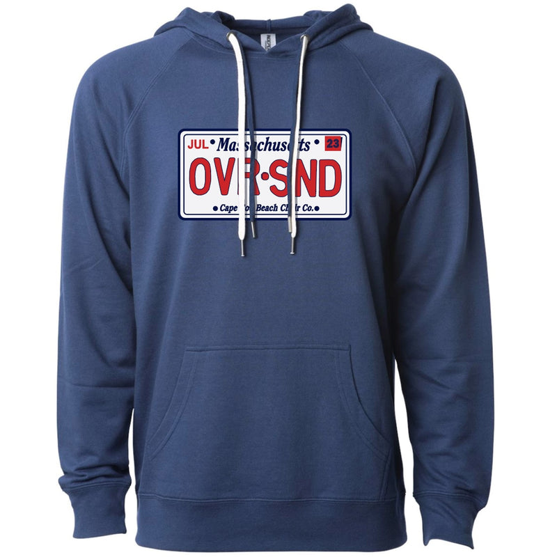 Adult Over Sand Logo Sweatshirt- Navy