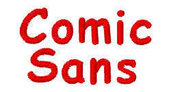 Comic Sans Small